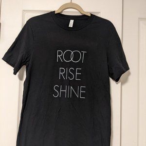 Root Rise Shine Yoga T-Shirt (NWOT)